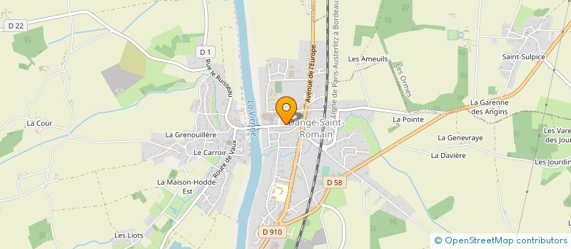 localisation de l'entreprise A.C.M. à DANGE-SAINT-ROMAIN