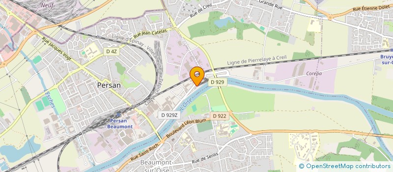localisation de l'entreprise A.C.M  PERSAN