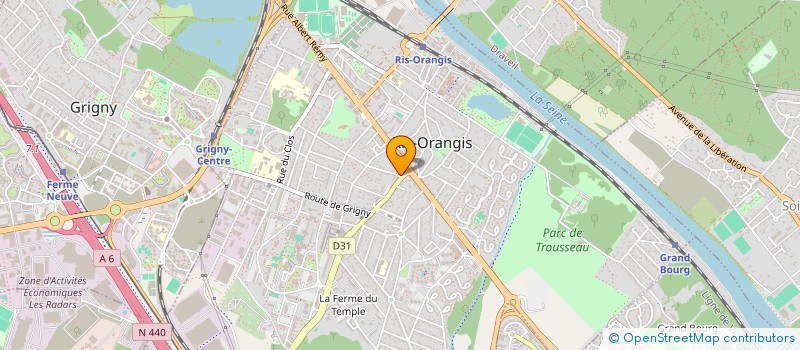 localisation de l'entreprise A C M à RIS-ORANGIS