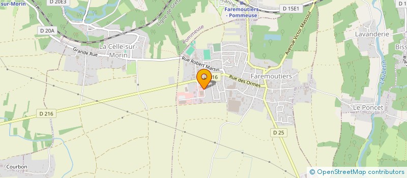 localisation de l'entreprise A.C.M. à FAREMOUTIERS