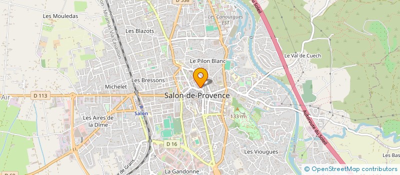 localisation de l'entreprise A.C.M. à SALON-DE-PROVENCE