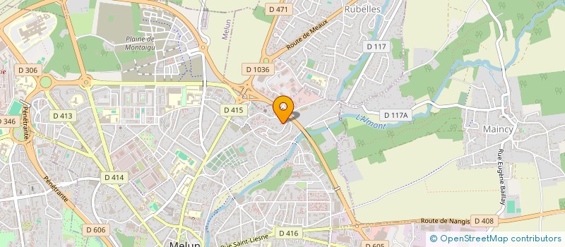 localisation de l'entreprise A.C.M à MELUN