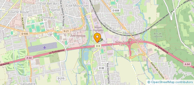 localisation de l'entreprise A.C.M  SOUES