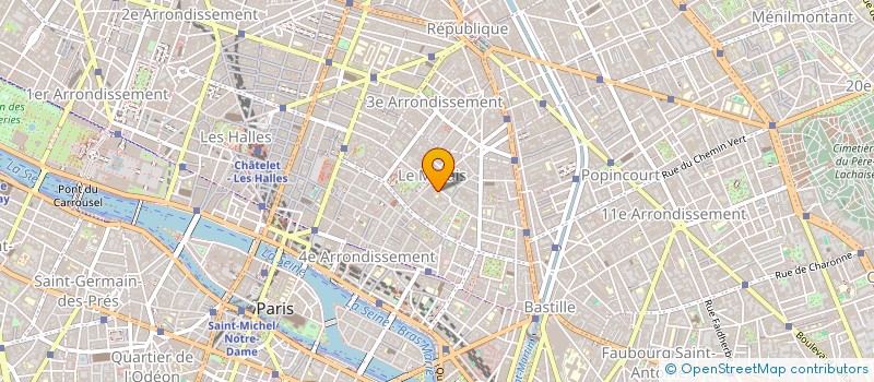 localisation de l'entreprise A.C.M.A  PARIS