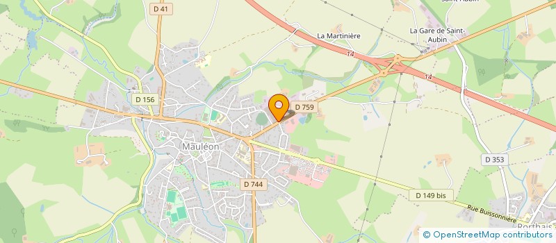 localisation de l'entreprise A.C.M.C.  MAULEON