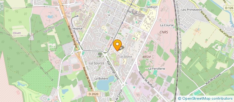 localisation de l'entreprise A.C.M.FORMATION à ORLEANS
