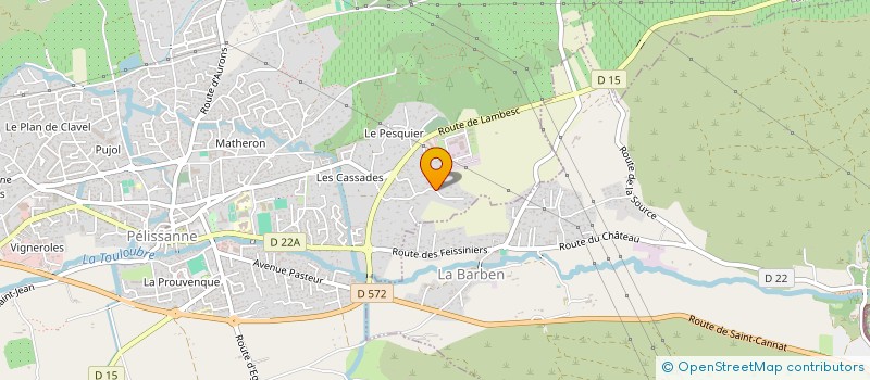 localisation de l'entreprise A.C.M.I à PELISSANNE