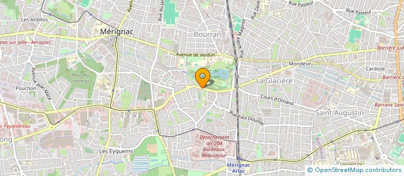 localisation de l'entreprise A.C.M. PRIMEUR à MERIGNAC