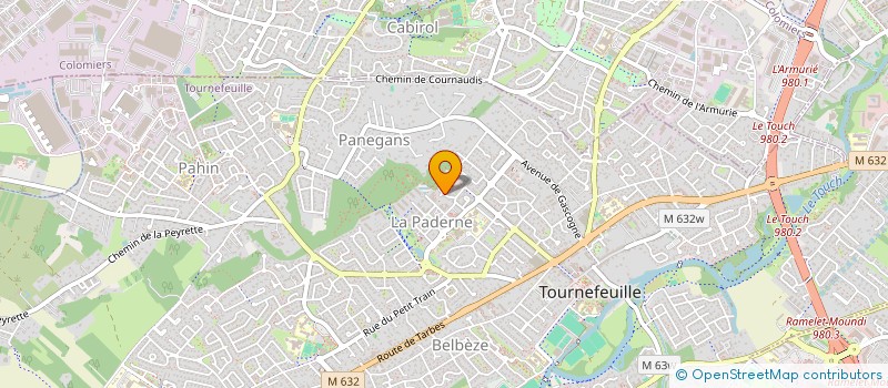 localisation de l'entreprise A.C.M TRANSPORT TP à TOURNEFEUILLE