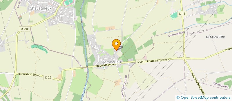 localisation de l'entreprise A&C MACONNERIE  TIGNIEU-JAMEYZIEU