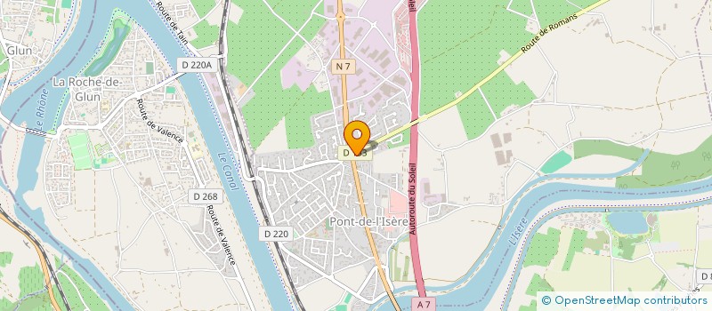 localisation de l'entreprise A&C MULTISPORT  PONT-DE-L'ISERE