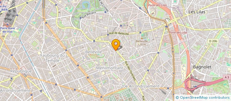 localisation de l'entreprise A.C.N.  PARIS