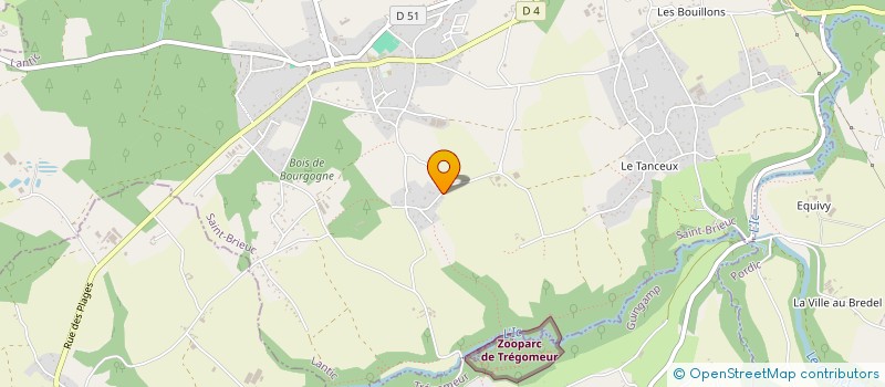 localisation de l'entreprise A.C.N  LANTIC