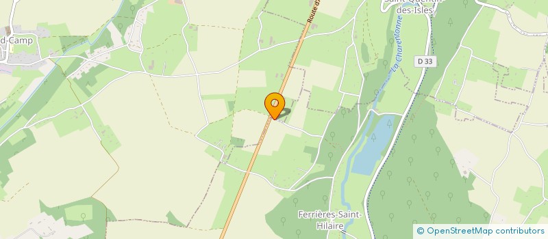 localisation de l'entreprise A.C.N CREATIONS  FERRIERES ST HILAIRE