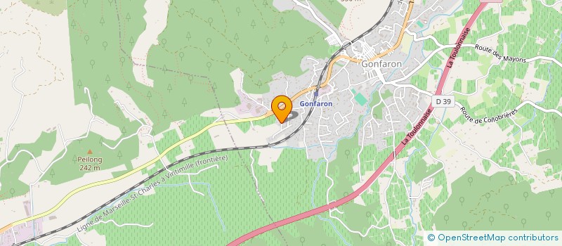 localisation de l'entreprise A.C.N.I GROUPE  GONFARON