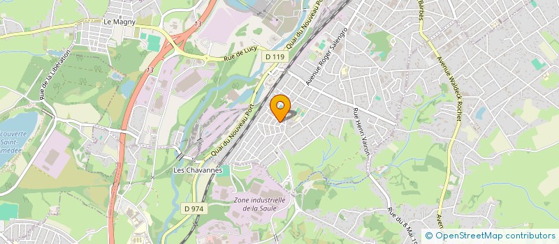 localisation de l'entreprise A.C.N.L  MONTCEAU-LES-MINES