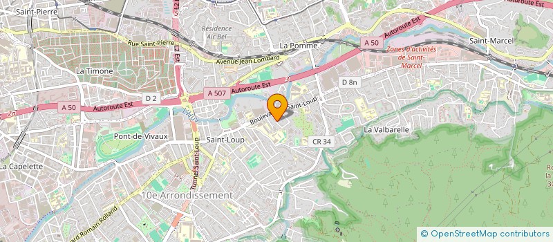localisation de l'entreprise A.C. NET à MARSEILLE