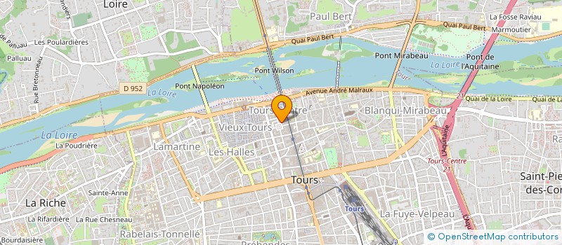 localisation de l'entreprise A.C.O. à TOURS
