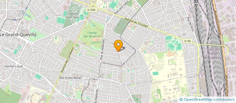 localisation de l'entreprise A.C.O VARIUS  SOTTEVILLE-LES-ROUEN