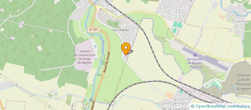 localisation de l'entreprise A.C.P.  BEYNES