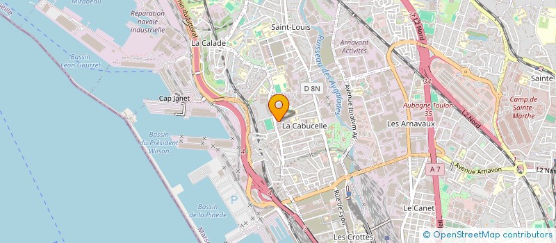localisation de l'entreprise A.C.P. à MARSEILLE