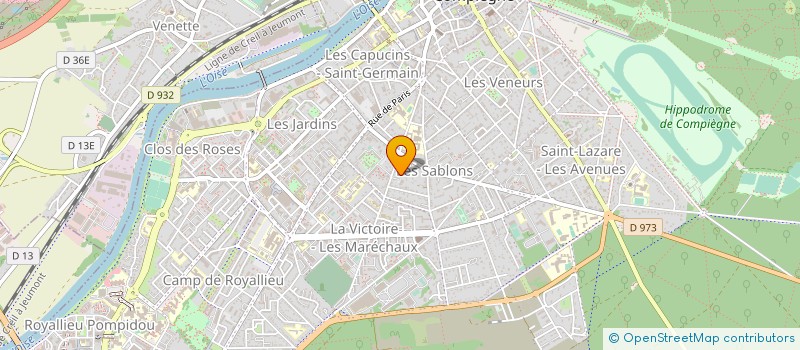 localisation de l'entreprise A.C.P. à COMPIEGNE