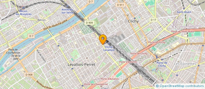 localisation de l'entreprise A. C. P. à LEVALLOIS-PERRET