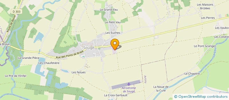 localisation de l'entreprise A C P à SOUGE