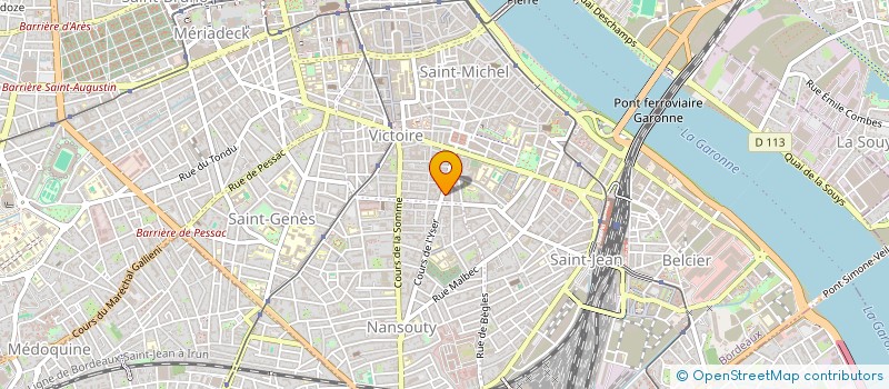 localisation de l'entreprise A.C.P AFRIQUE-CARAIBES-PACIFIQUE à BORDEAUX