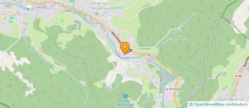 localisation de l'entreprise A.C.P CONSTRUCTION à FRESSE-SUR-MOSELLE