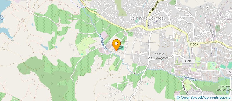localisation de l'entreprise A.C.P. FONCIER à BORMES-LES-MIMOSAS