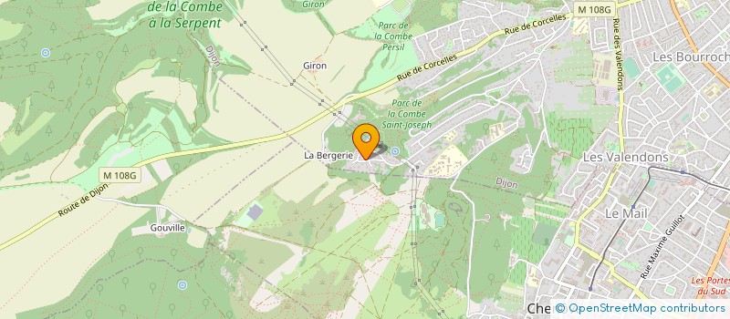 localisation de l'entreprise A.C.P. GESTION  DIJON