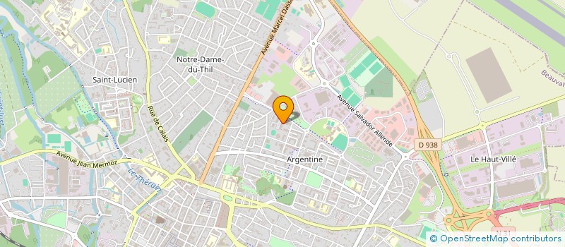 localisation de l'entreprise A.C.P.P  BEAUVAIS