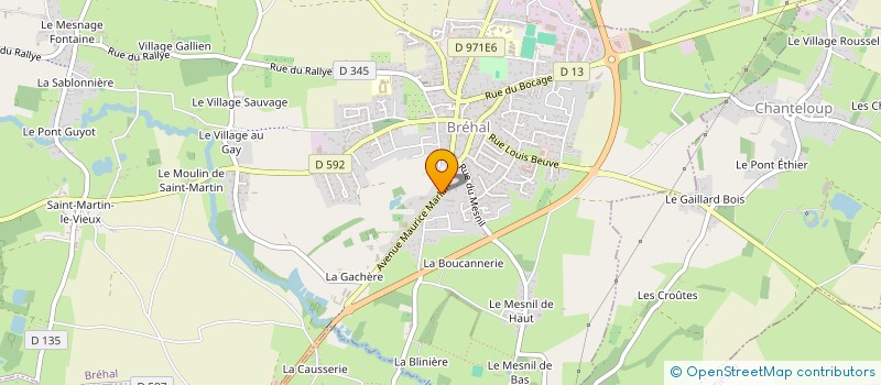 localisation de l'entreprise A.C PARTICULIER  BREHAL