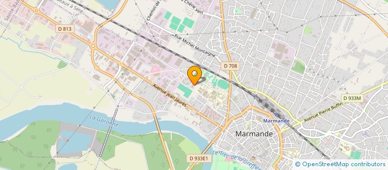 localisation de l'entreprise A.C. PLAST  MARMANDE