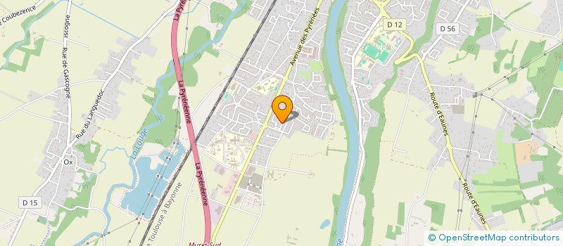 localisation de l'entreprise A.C. PLATRERIE  MURET