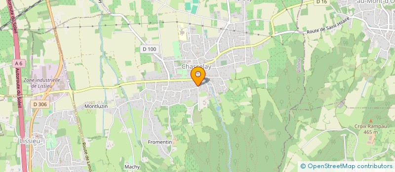 localisation de l'entreprise A.C. PLOMBERIE  CHASSELAY