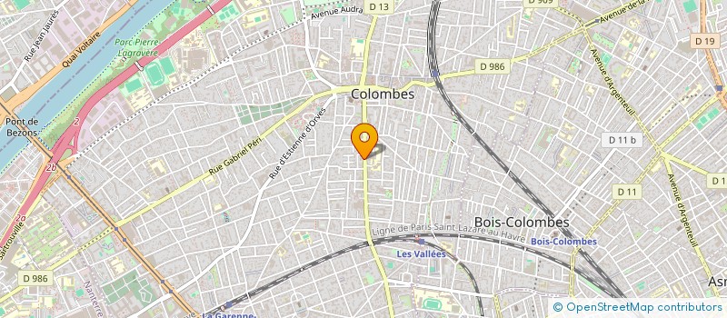 localisation de l'entreprise A.C PLOMBERIE ET CHAUFFAGE à COLOMBES