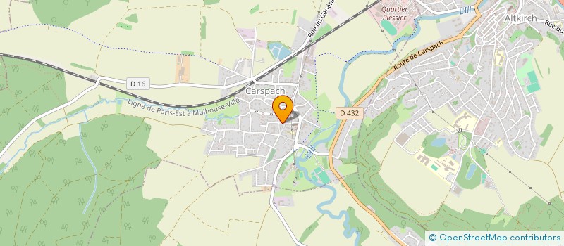 localisation de l'entreprise A.C. PNEUS ET SERVICES  JETTINGEN