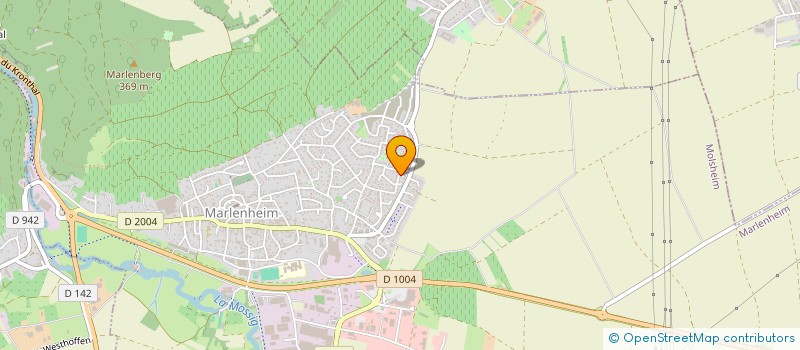 localisation de l'entreprise A & C PROD  MARLENHEIM