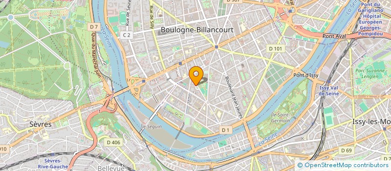 localisation de l'entreprise A.C.R. à BOULOGNE-BILLANCOURT