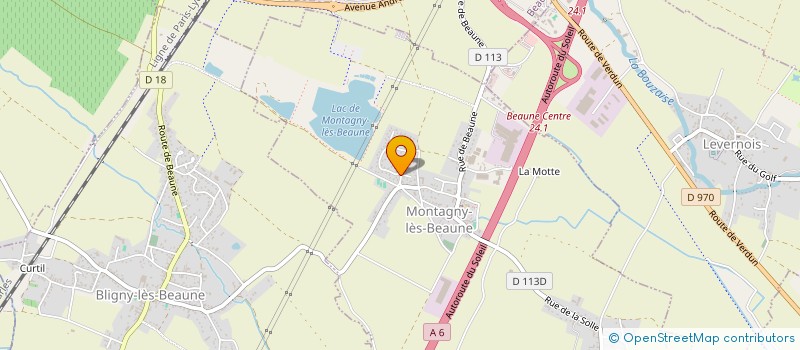 localisation de l'entreprise A.C.R. à MONTAGNY-LES-BEAUNE