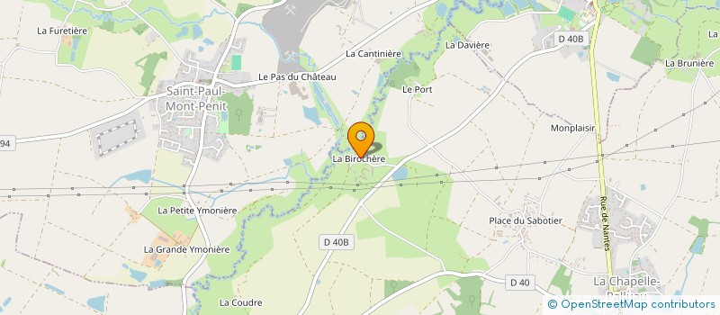 localisation de l'entreprise A.C.R. à LA CHAPELLE-PALLUAU