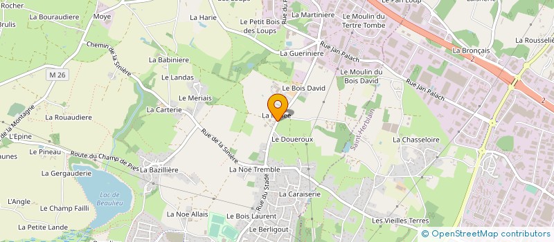 localisation de l'entreprise A.C.R. (ATLANTIQUE CONSTRUCTION ET RENOV à COUERON