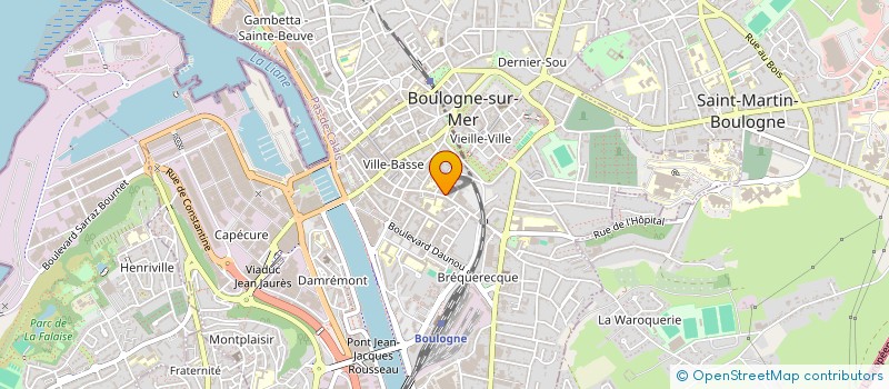 localisation de l'entreprise A.C.R.B. BOULOGNE MENUISERIE à BOULOGNE-SUR-MER