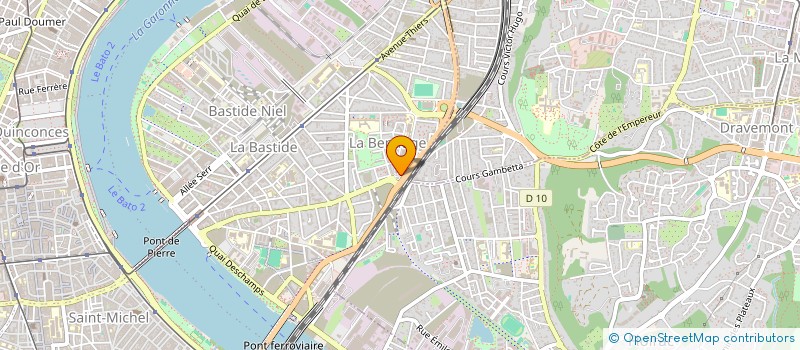 localisation de l'entreprise A.C.R. - BAT  BORDEAUX