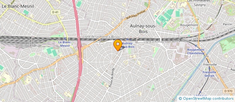 localisation de l'entreprise A.C.R.ENTREPRISE à AULNAY-SOUS-BOIS
