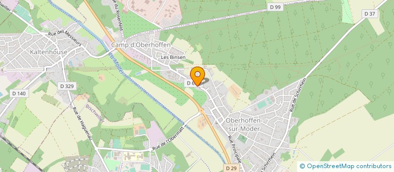 localisation de l'entreprise A C R I  OBERHOFFEN-SUR-MODER