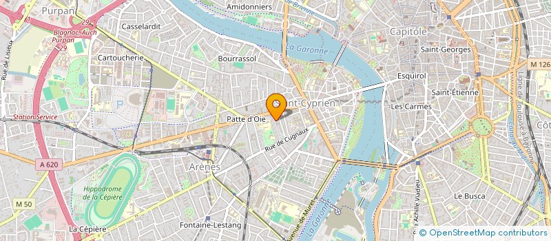 localisation de l'entreprise A.C.R IMMO 31 à TOULOUSE