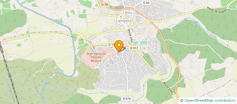 localisation de l'entreprise A.C.R. LOCATION RECEPTION  LAMBESC